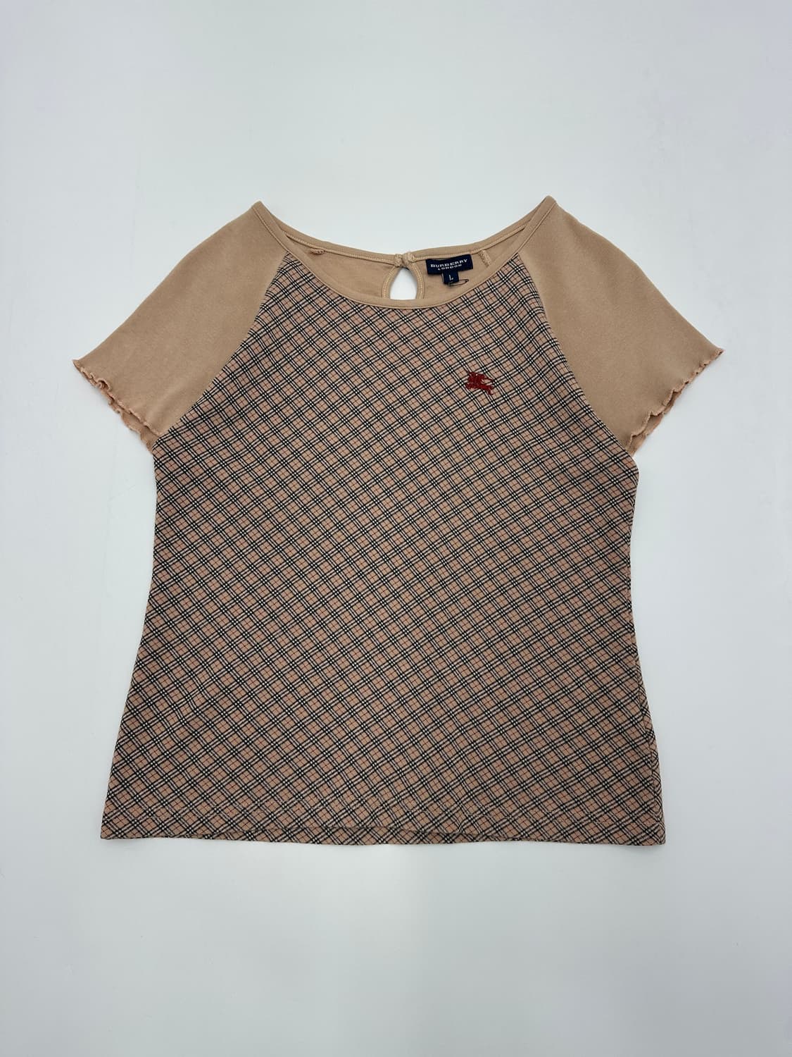버버리 노바체크 여성 반팔티 상품이미지1