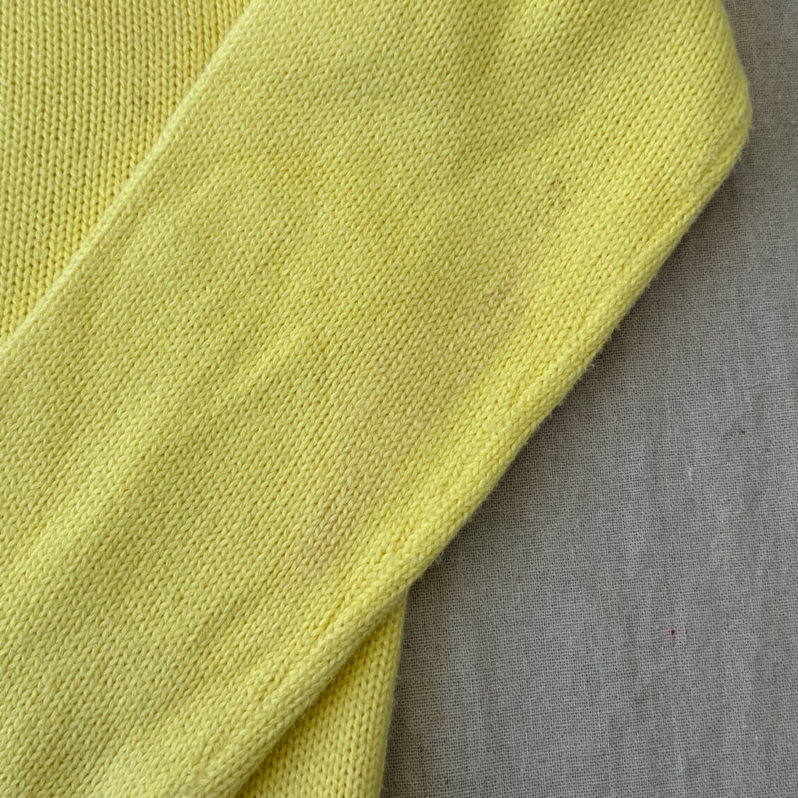 폴로랄프로렌 빈티지 노란색 코튼 니트 L 상품이미지6