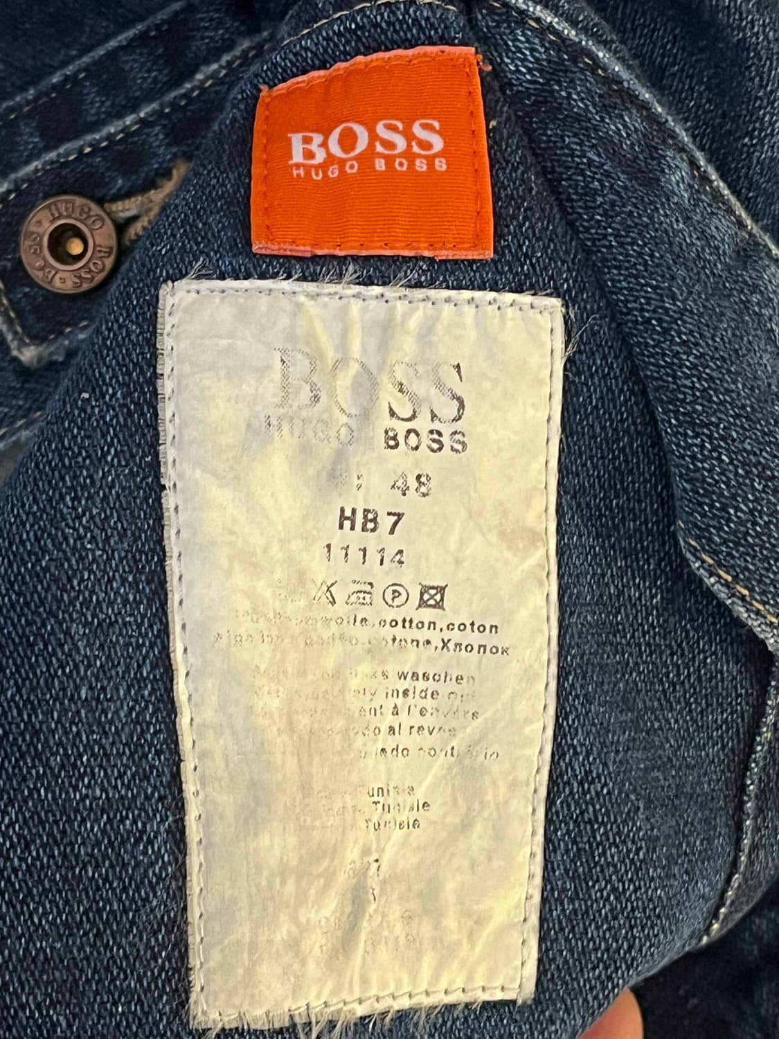 휴고 보스 데님 자켓 상품이미지6