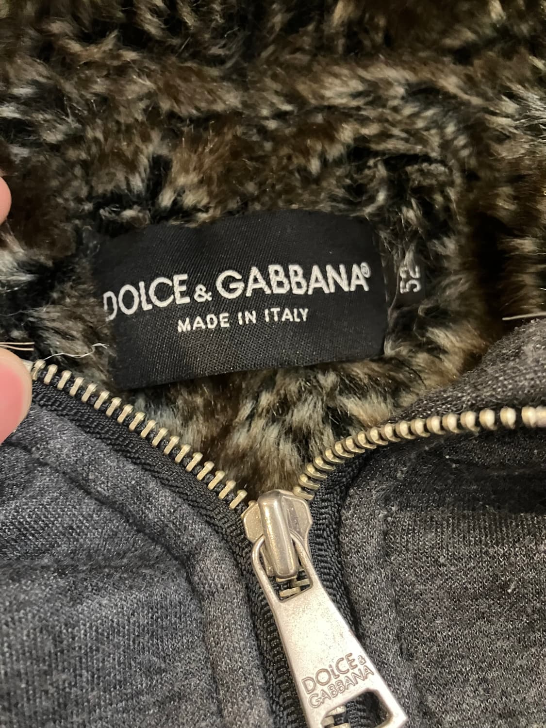 00s 돌체앤가바나 아카이브 울프죠 퍼 후드집업 상품이미지4