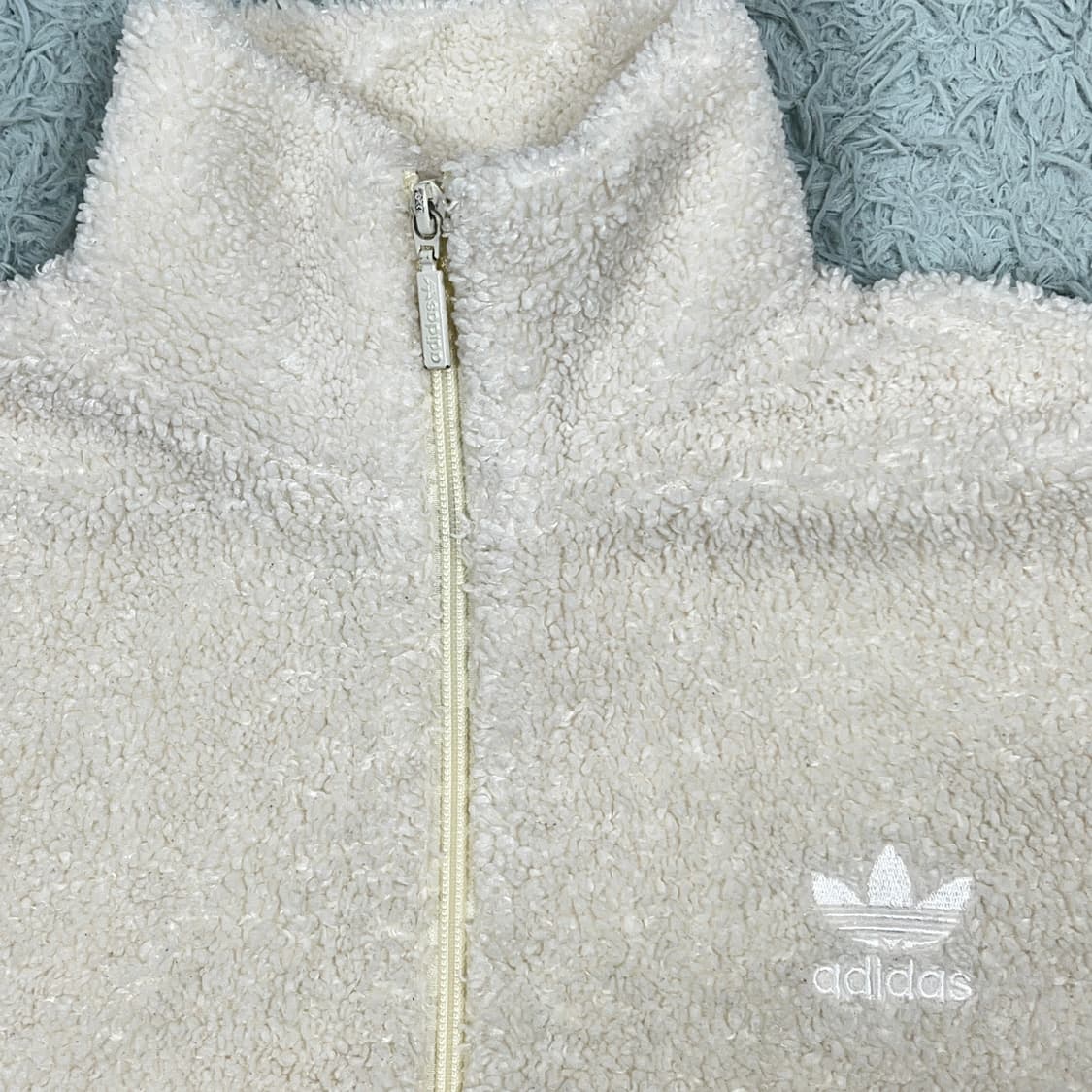 아디다스 여성 테디 자켓 오버핏 크롭 S 상품이미지6