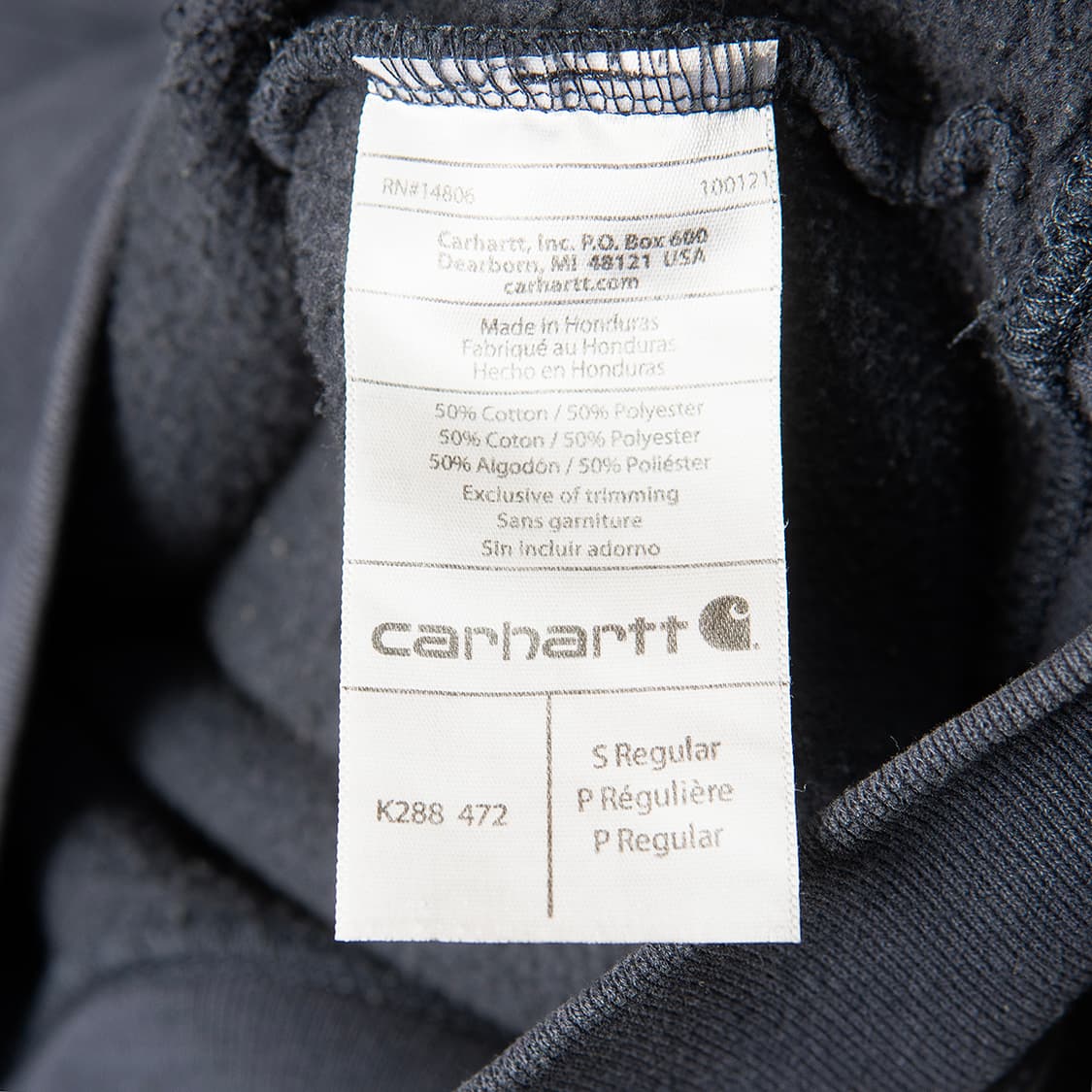 [S] 칼하트 K288 미드웨이트 로고 슬리브 후디 MT-1500  상품이미지6