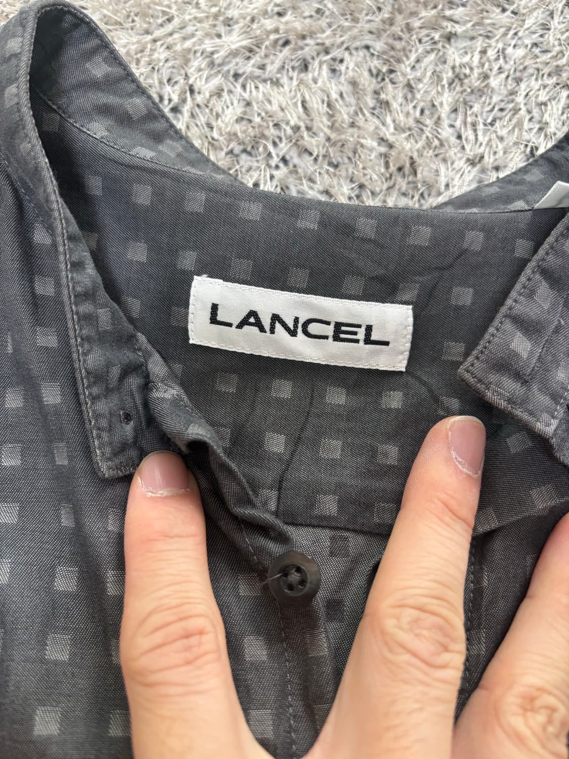 일제 LANCEL 차이나카라 샤츠 사이즈 100-105 상품이미지3