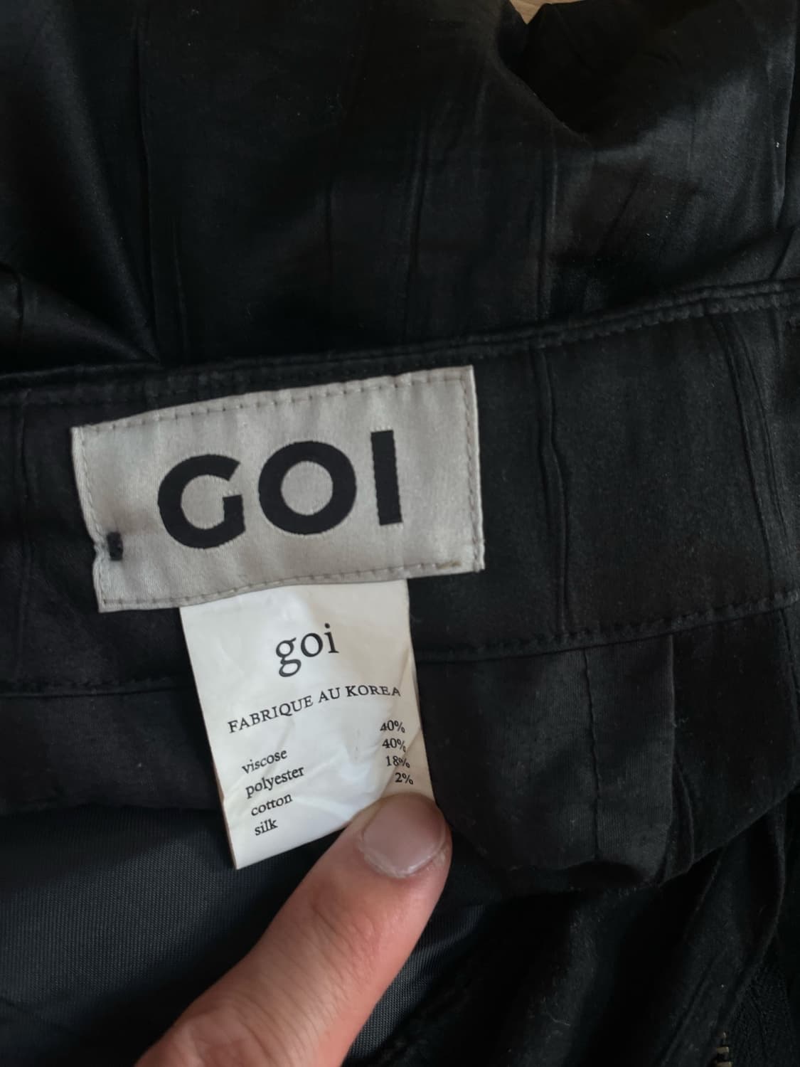 Goi two tone pants 상품이미지3
