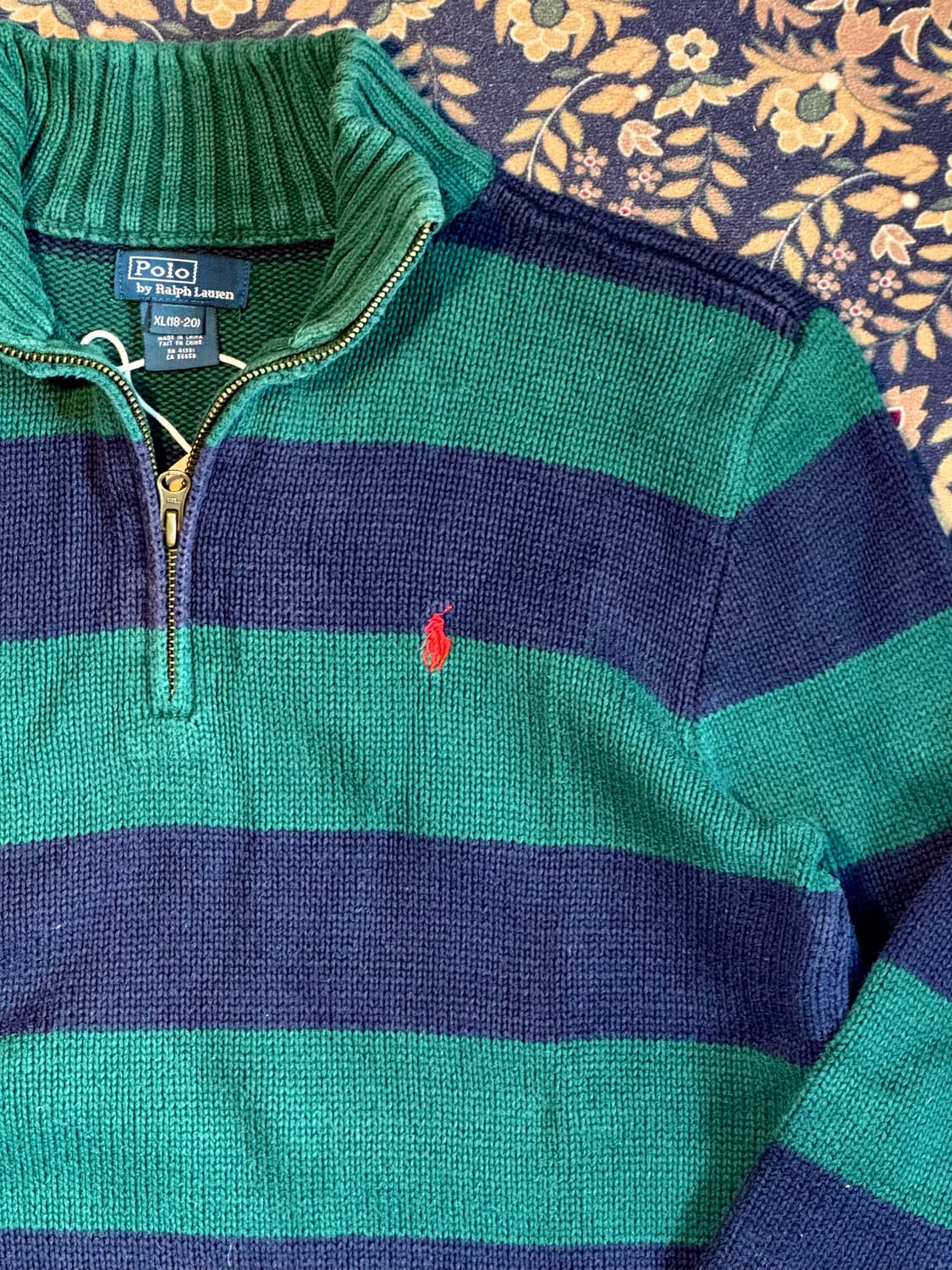 폴로 코튼 니트 쿼터집업 하프집업 상품이미지3