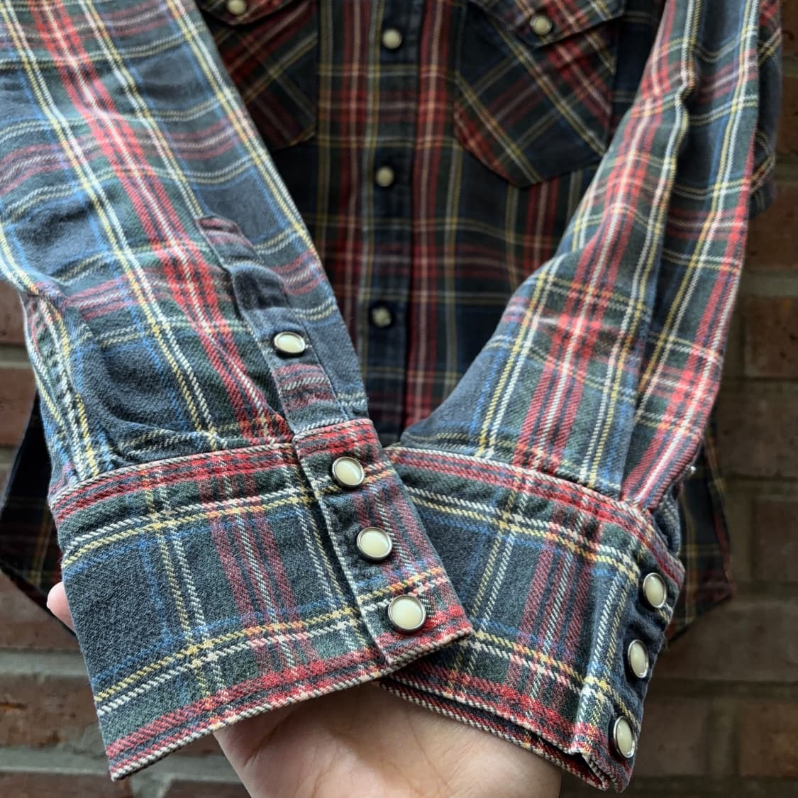 UES 헤비 브러시드 플란넬 웨스턴 셔츠 상품이미지6