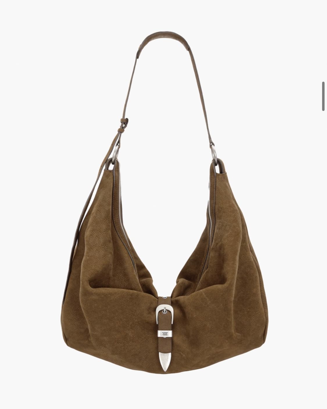 마지셔우드 BELTED HOBO_chestnut nubuck 상품이미지1