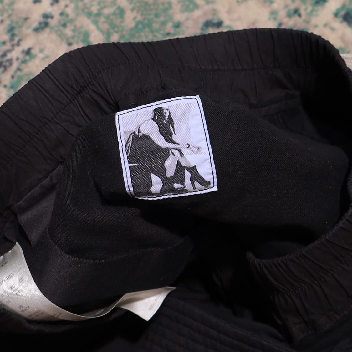 RICK OWENS 릭오웬스 카고 팬츠 블랙 태권도 (XS) 상품이미지2