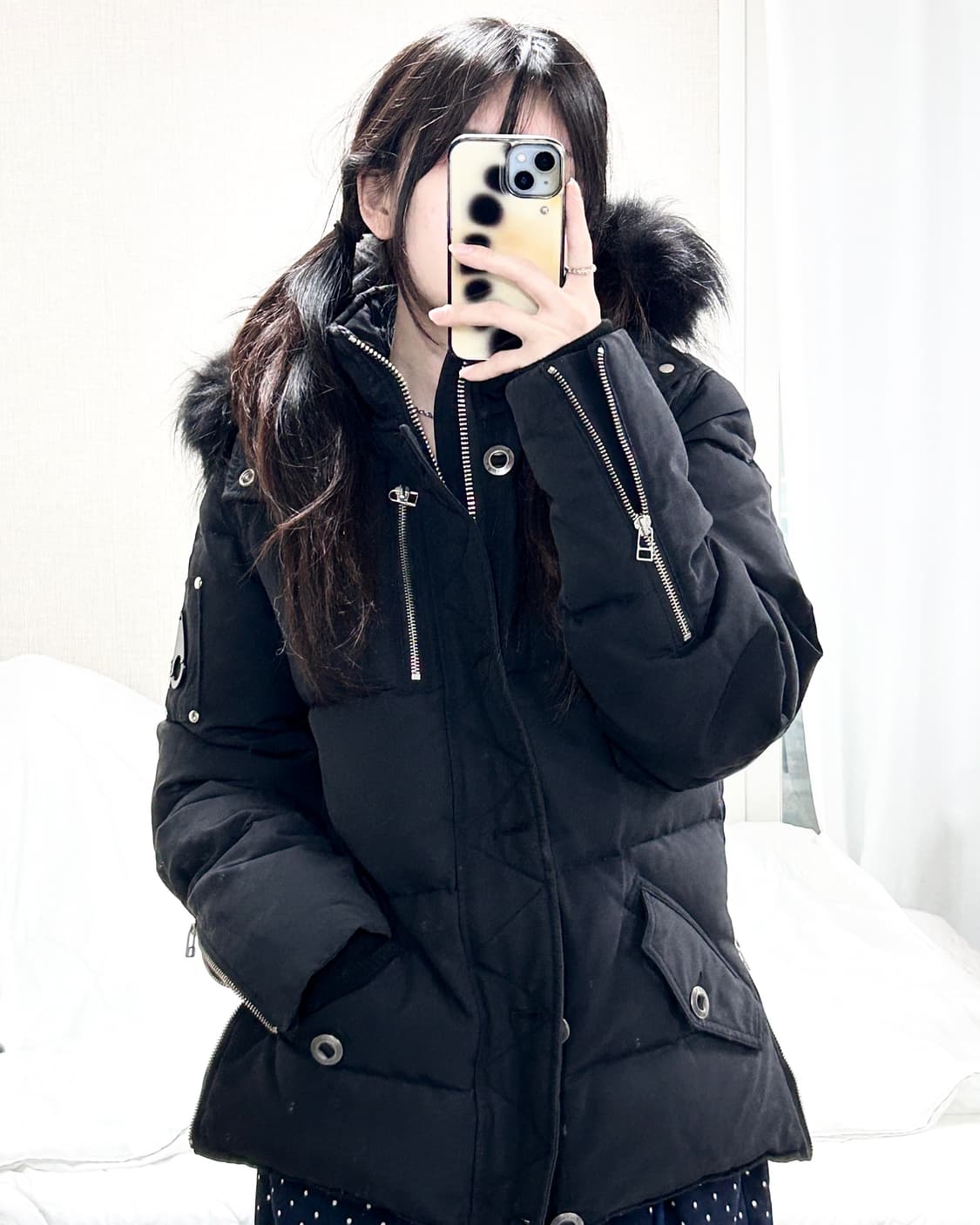 무스너클 쓰리쿼터 패딩 상품이미지4