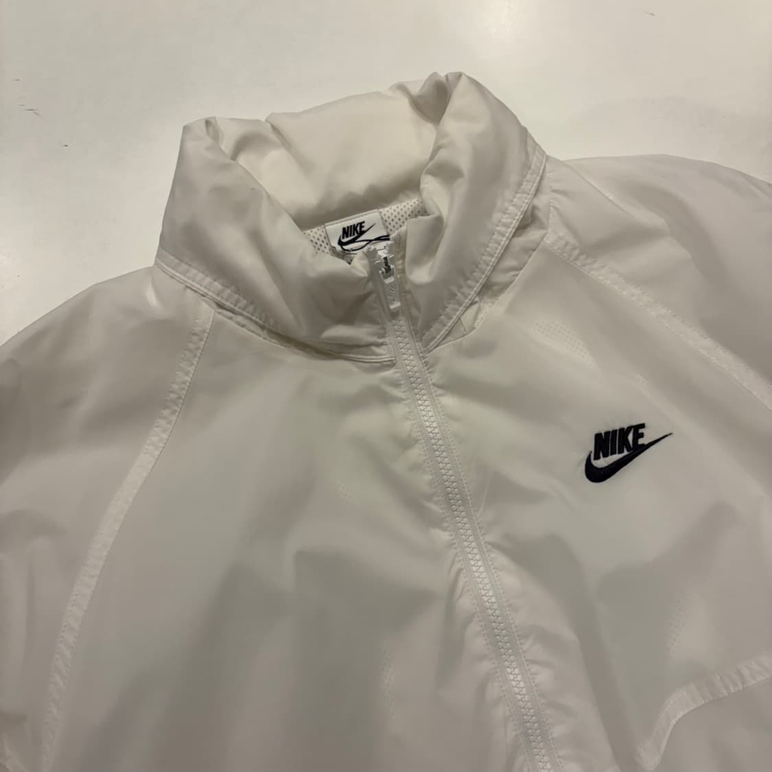 [XL] 나이키 윈드러너 화이트 바람막이 하프집업 D708 상품이미지3