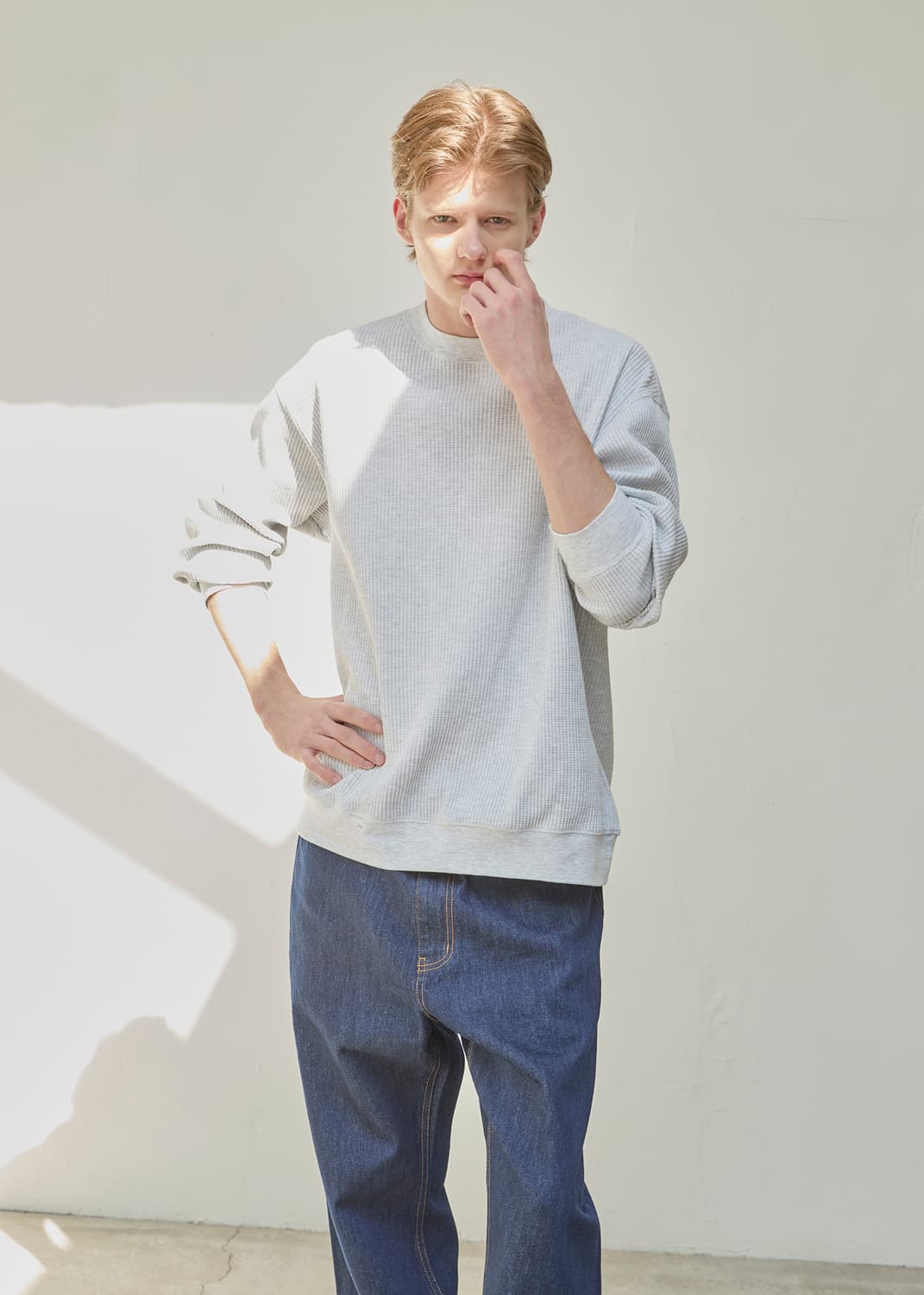 8divison 와플 스웻셔츠 상품이미지1