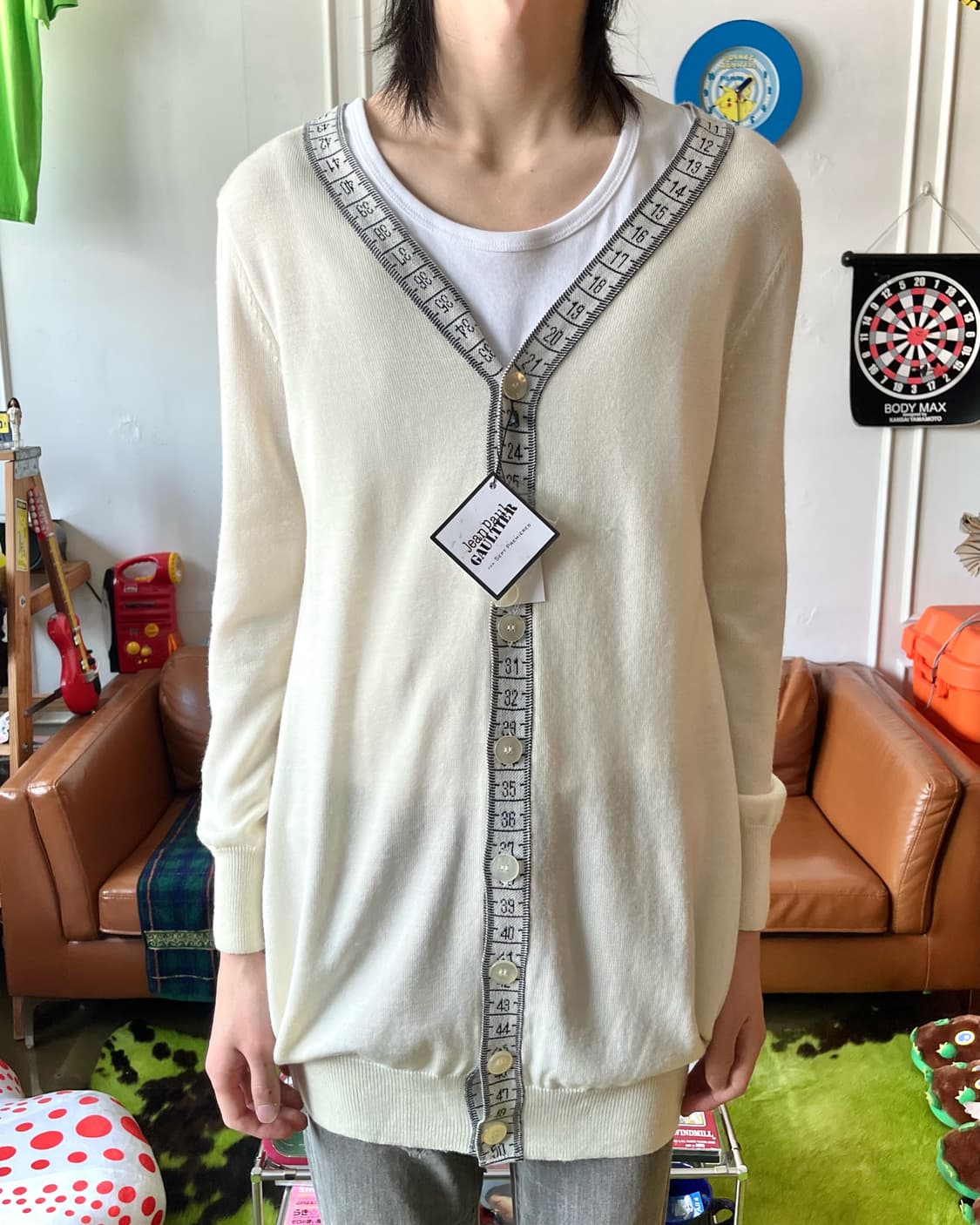 2010‘s Jean Paul Gaultier Ruler Cardigan 상품이미지2