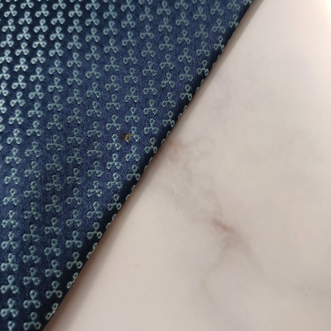 DAKS 닥스 실크 블루 마이크로 패턴 넥타이 8.4cm A등급 E845 상품이미지10