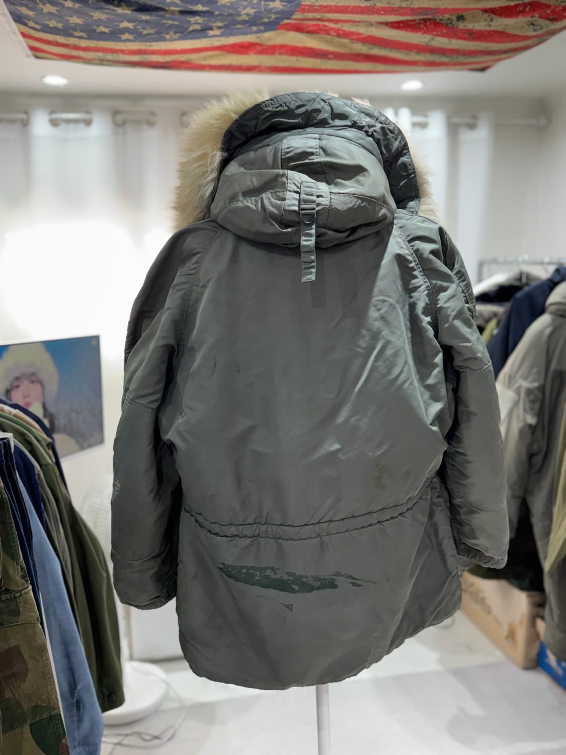 레어) 50s USAF 미공군 N-3B 파카 (라지) 상품이미지8
