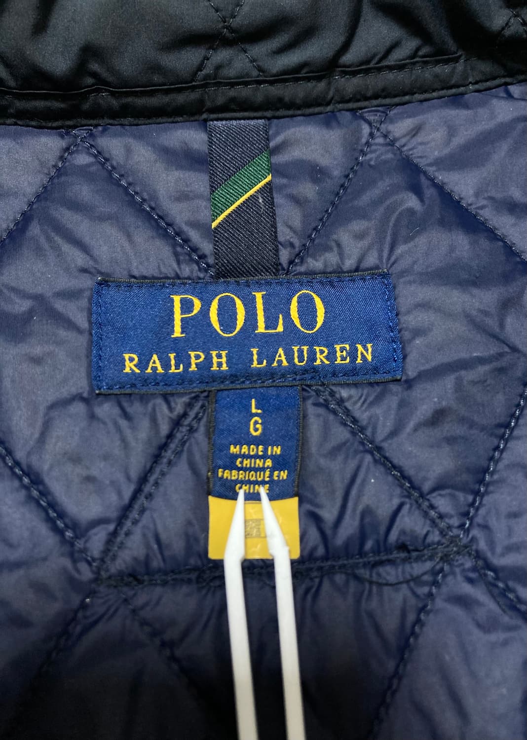 폴로 퀼팅 자켓 L(105) 판매 상품이미지4
