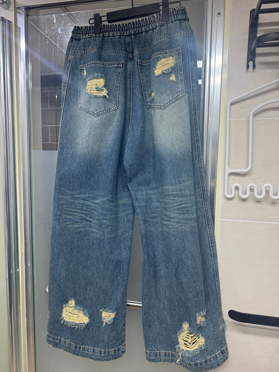 준지 / 24ss 데님 데미지드 와이드 팬츠 / 44 상품이미지2