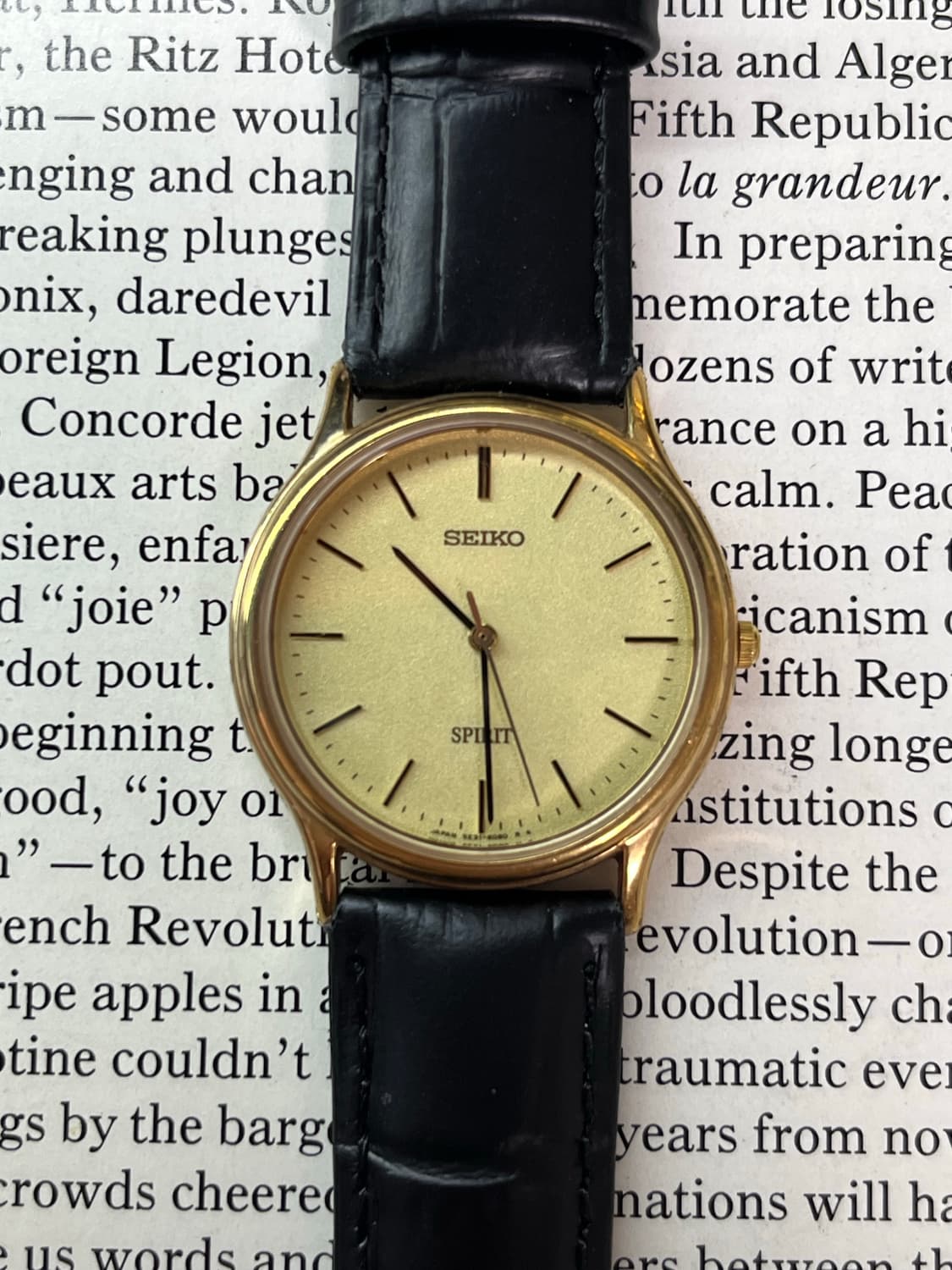 세이코 쿼츠 5E31-6040 빈티지 드레스 워치 상품이미지1