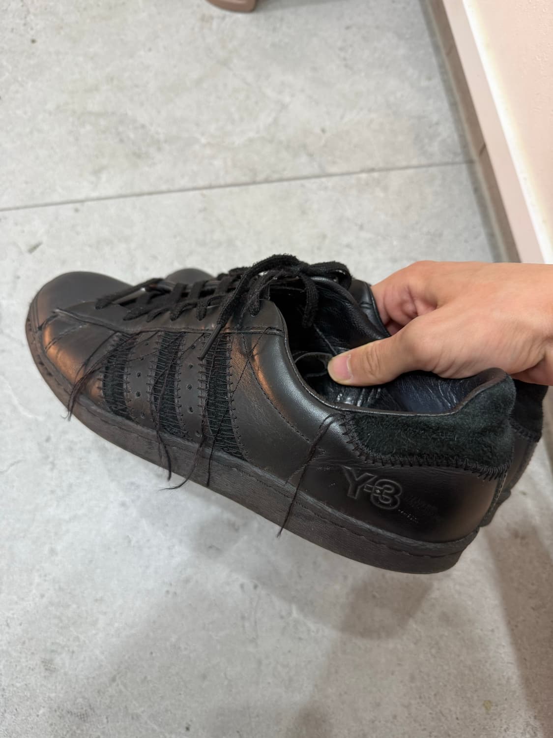 Y-3 슈퍼스타 트리플 블랙 상품이미지6