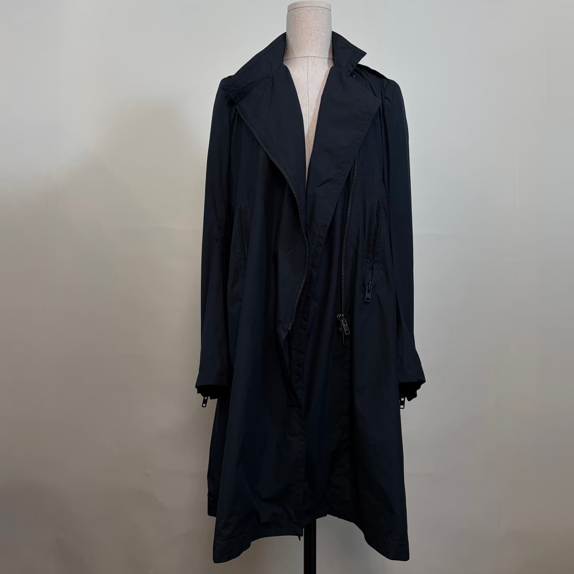 Ann Demeulemeester 앤드뮐미스터 비대칭 트렌치 코트  상품이미지1