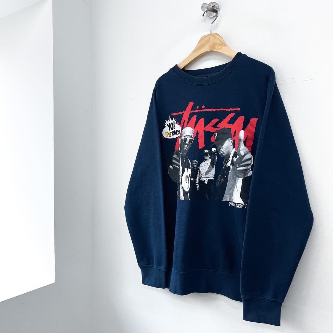 스투시 x Yo! MTV Raps 크루넥 맨투맨 상품이미지4