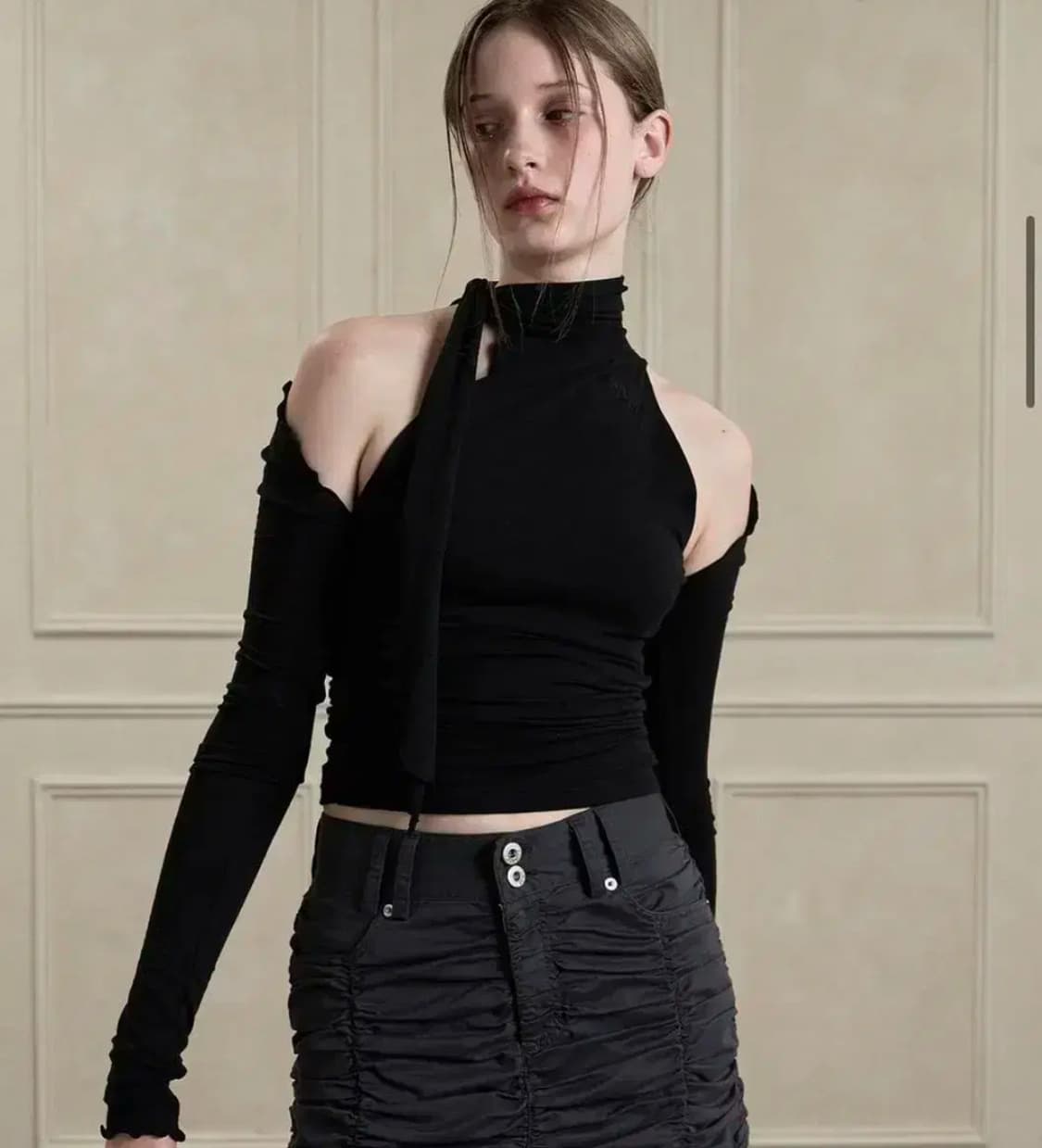 페인오어플레저 볼레로 세트 블랙 상품이미지1