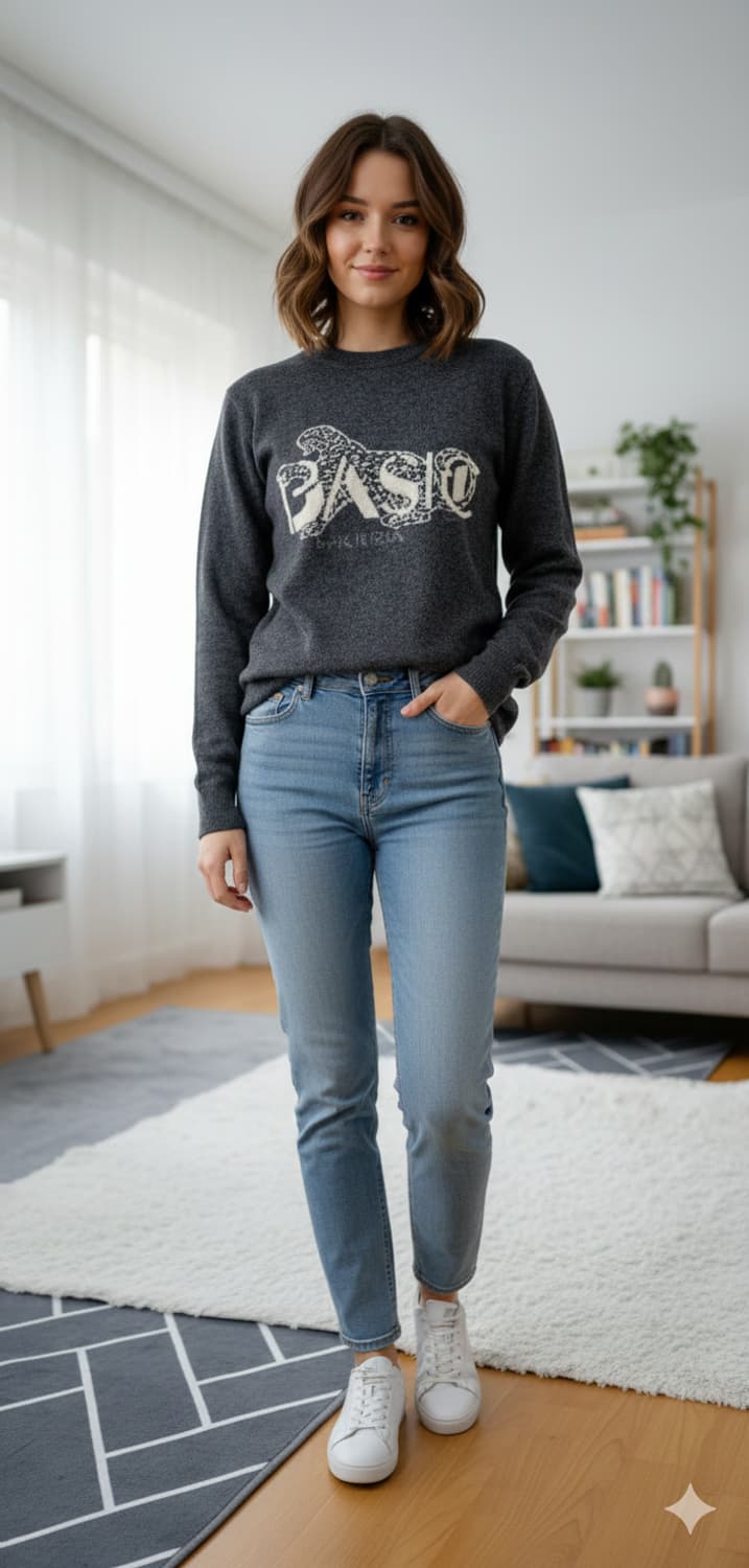 BASIC by KRIZIA 니트 M 상품이미지2