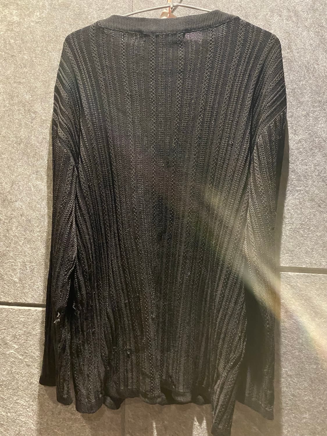 Solid homme archive heavy knit black XL 상품이미지7