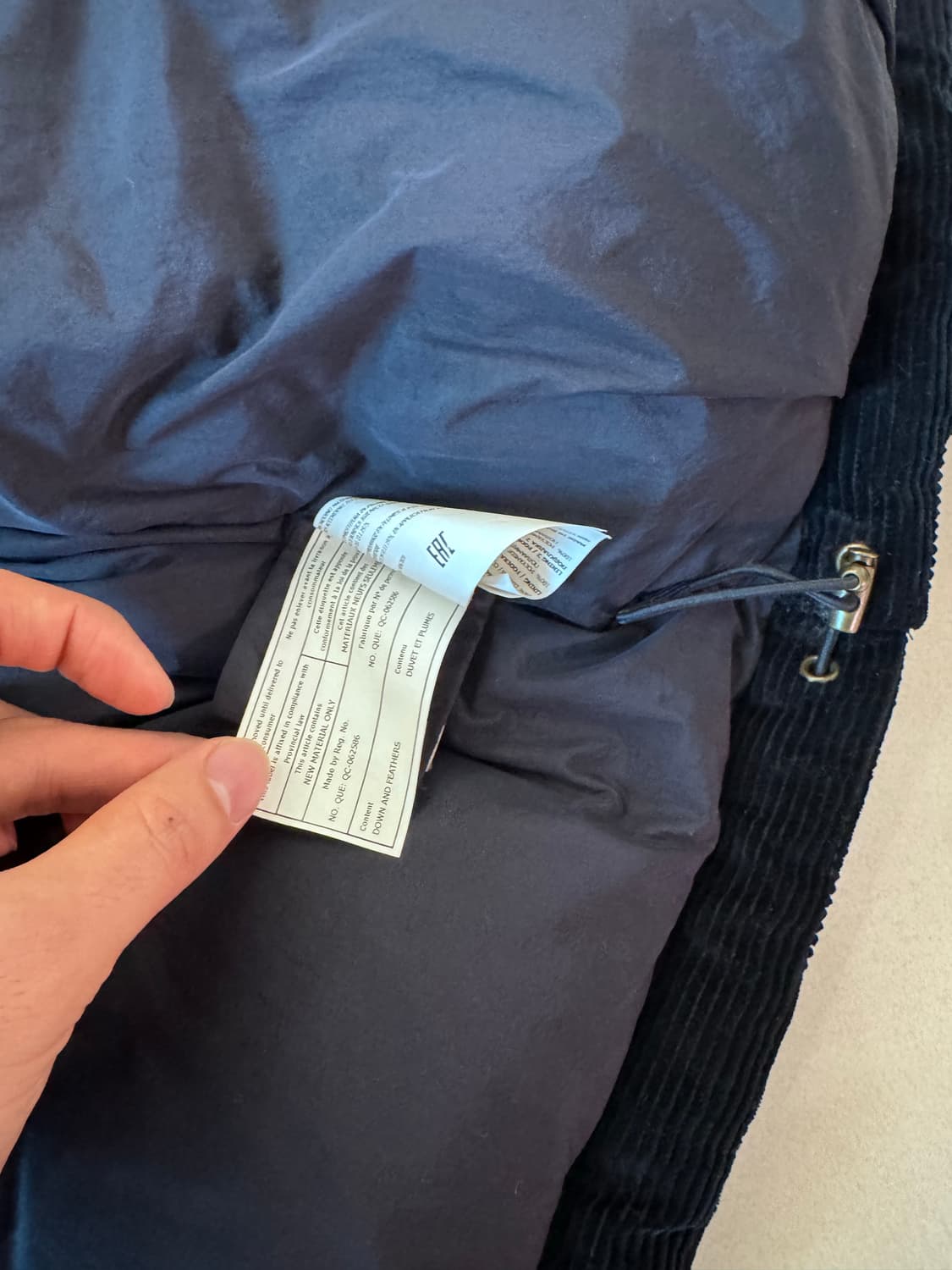 울리치 에임레온도르 코듀로이 패딩 상품이미지5