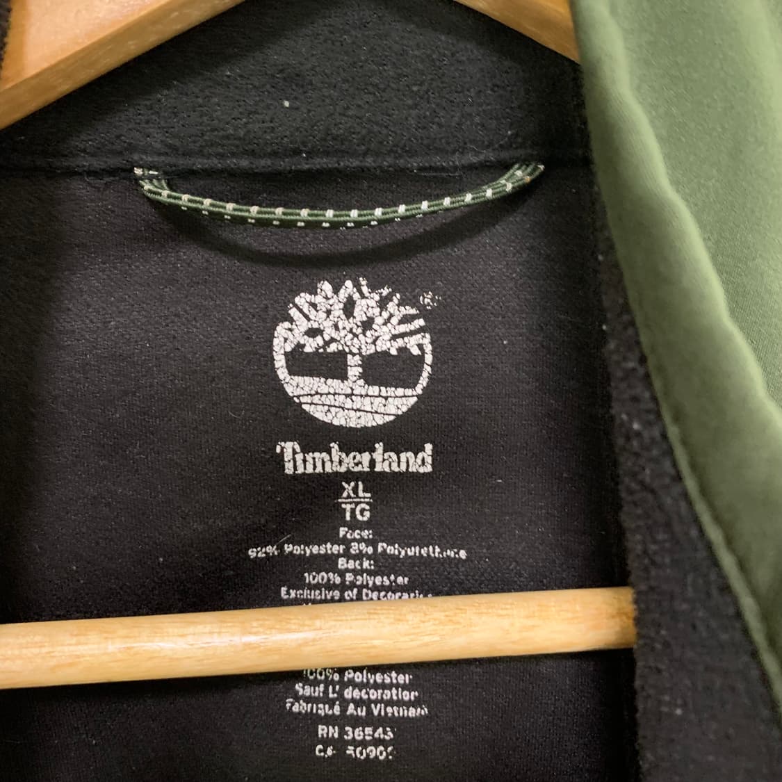 팀버랜드 바람막이 져지 집업 자켓 카키 XL 상품이미지6