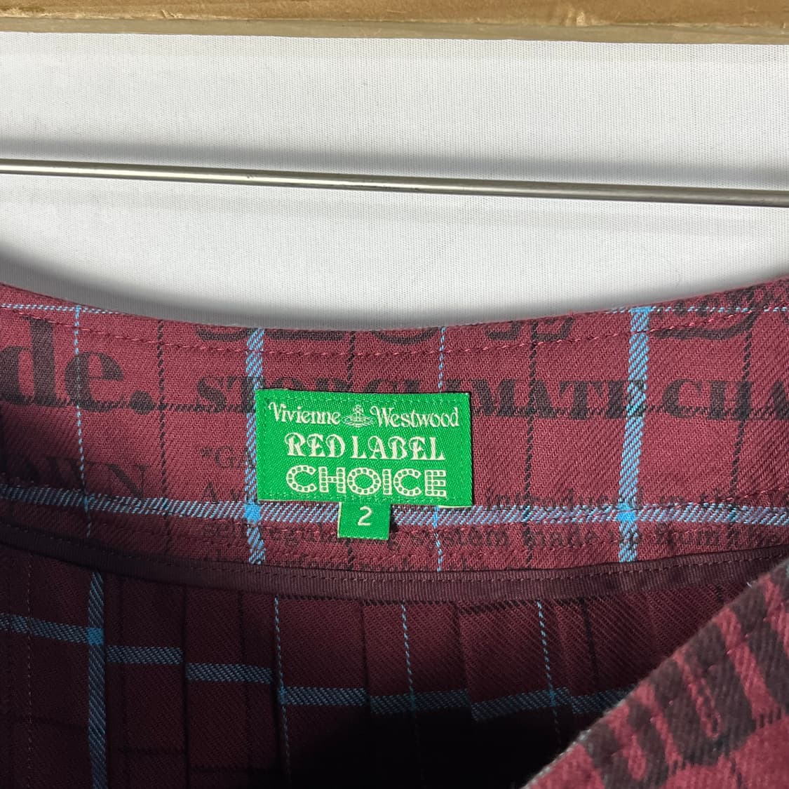 [Vivienne Westwood] 비비안웨스트우드 벨티드체크 미니스커트 상품이미지5