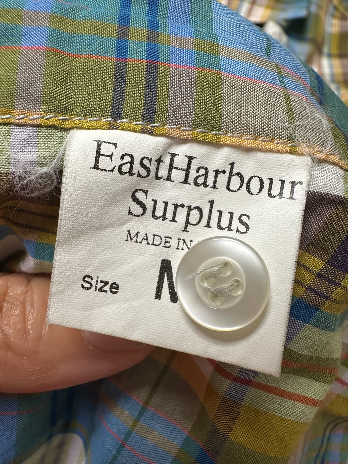 East Harbour Surplus 셔츠 M (made in itary 상품이미지4