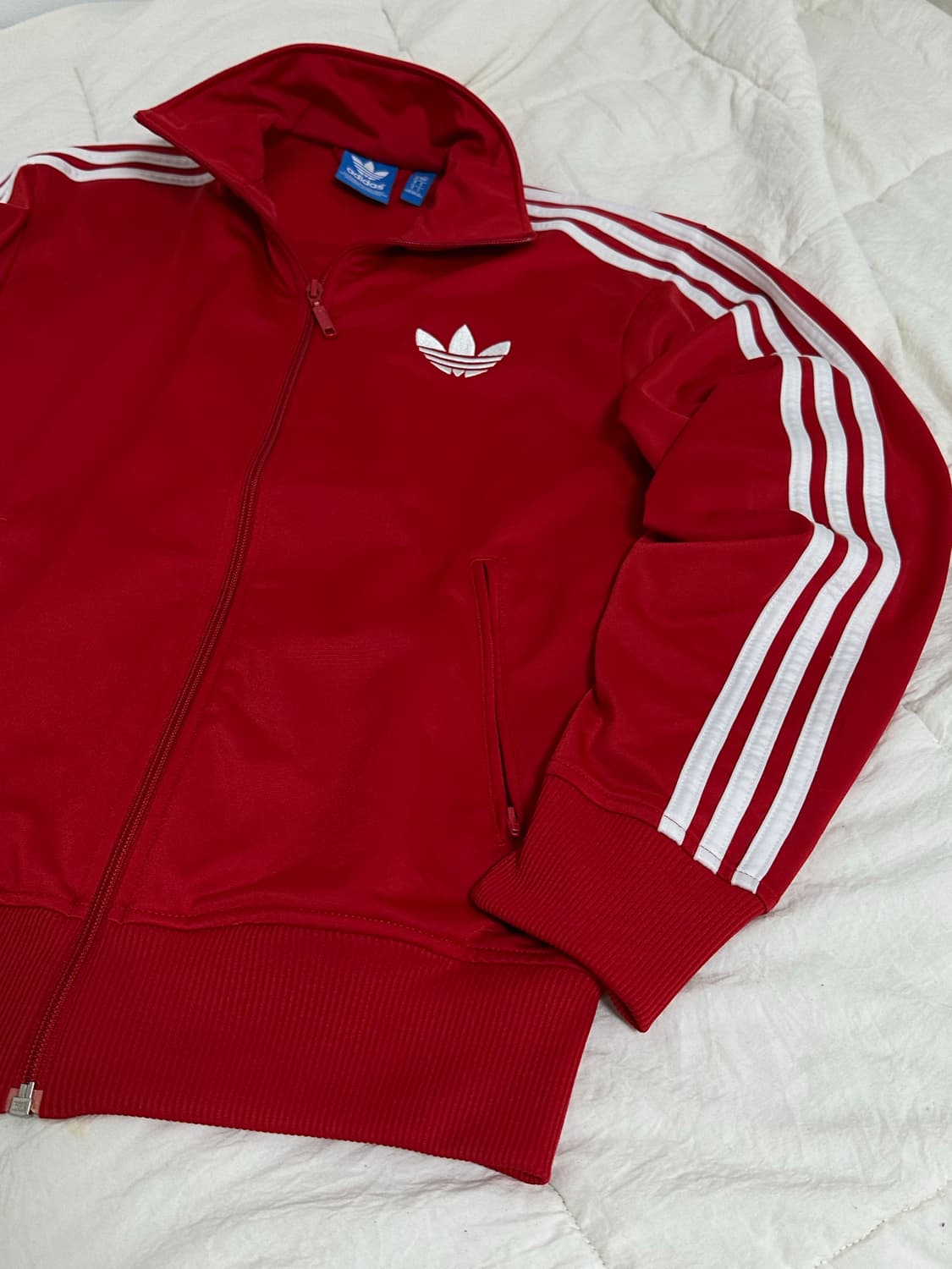 아디다스 구 파이어버드 져지  레드 미디움 상품이미지4