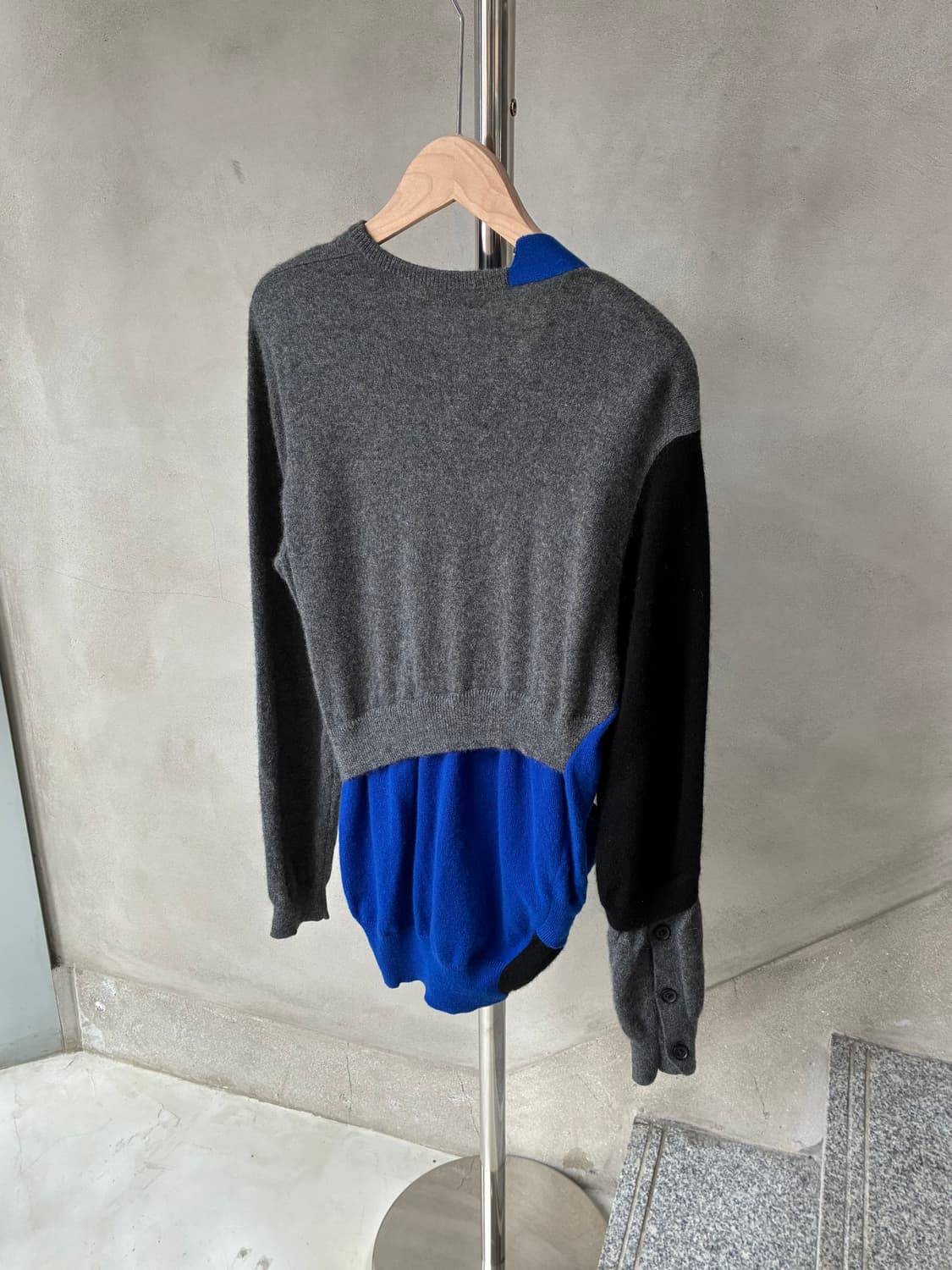 컬러 kolor 도킹 가디건 상품이미지2