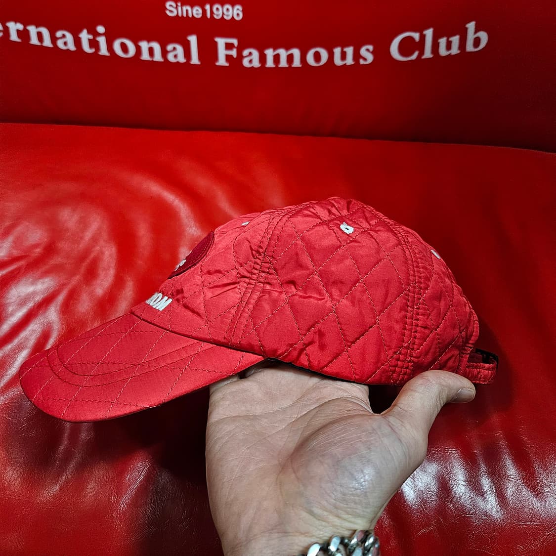 본터치(Vondutch) 00's y2k 퀄트 볼캡 Free 상품이미지4