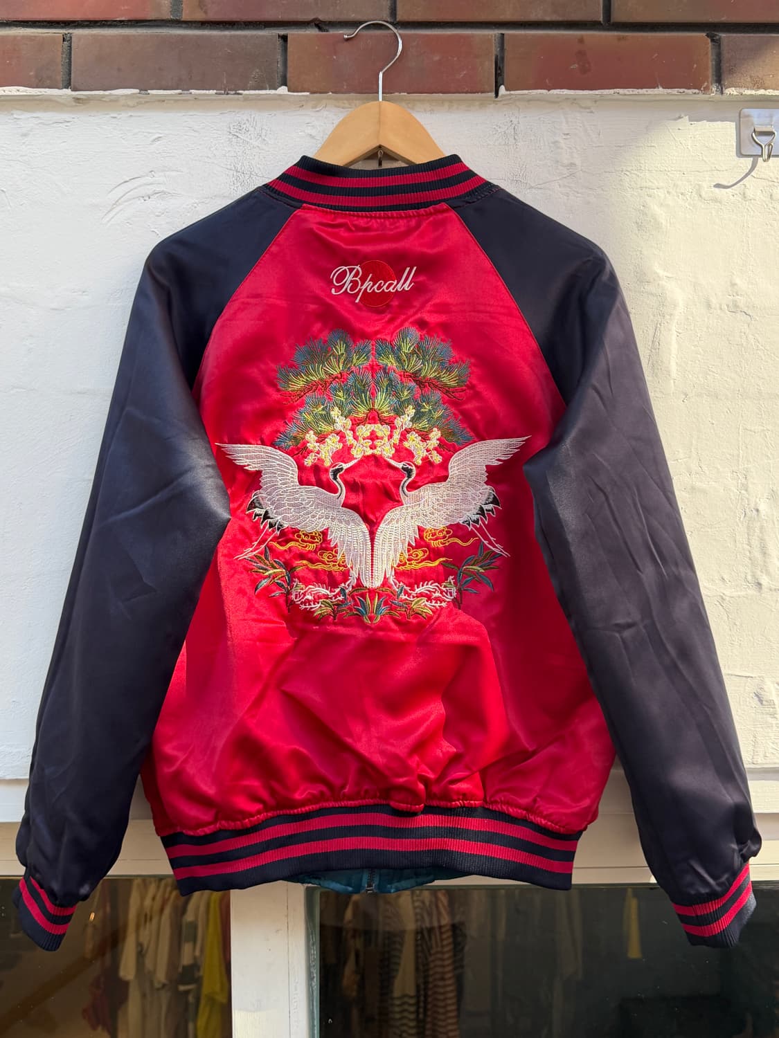 Japanese Vintage US navy 리버시블 스카잔 L 상품이미지6