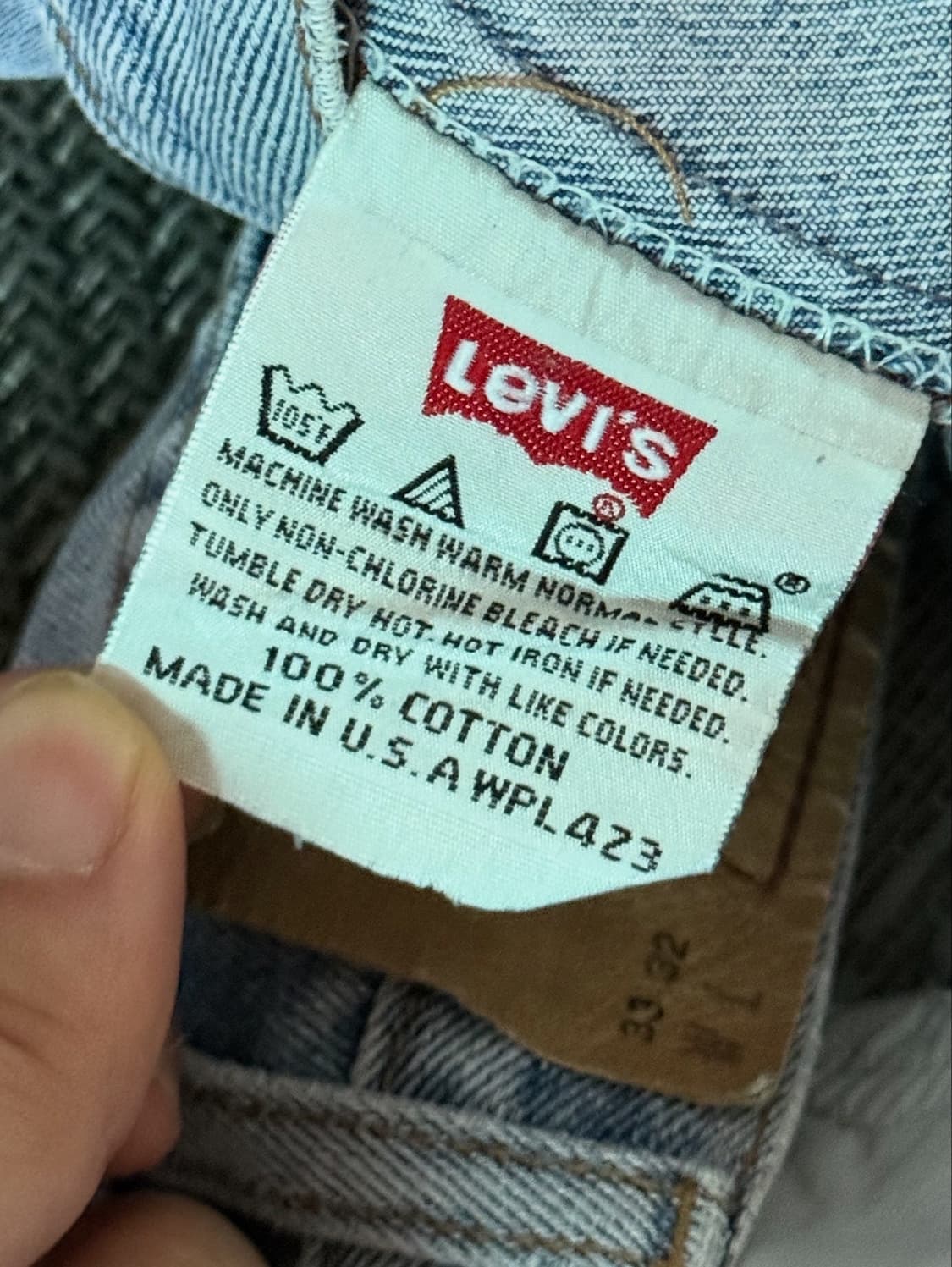 (31) 90s USA 리바이스 501 빈티지 데님팬츠 상품이미지6