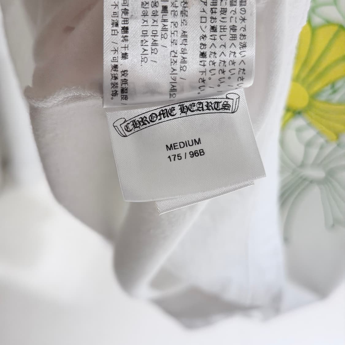 (A+/M) / 크롬하츠 크로스 멀티컬러 세메터리 티셔츠 화이트 상품이미지9