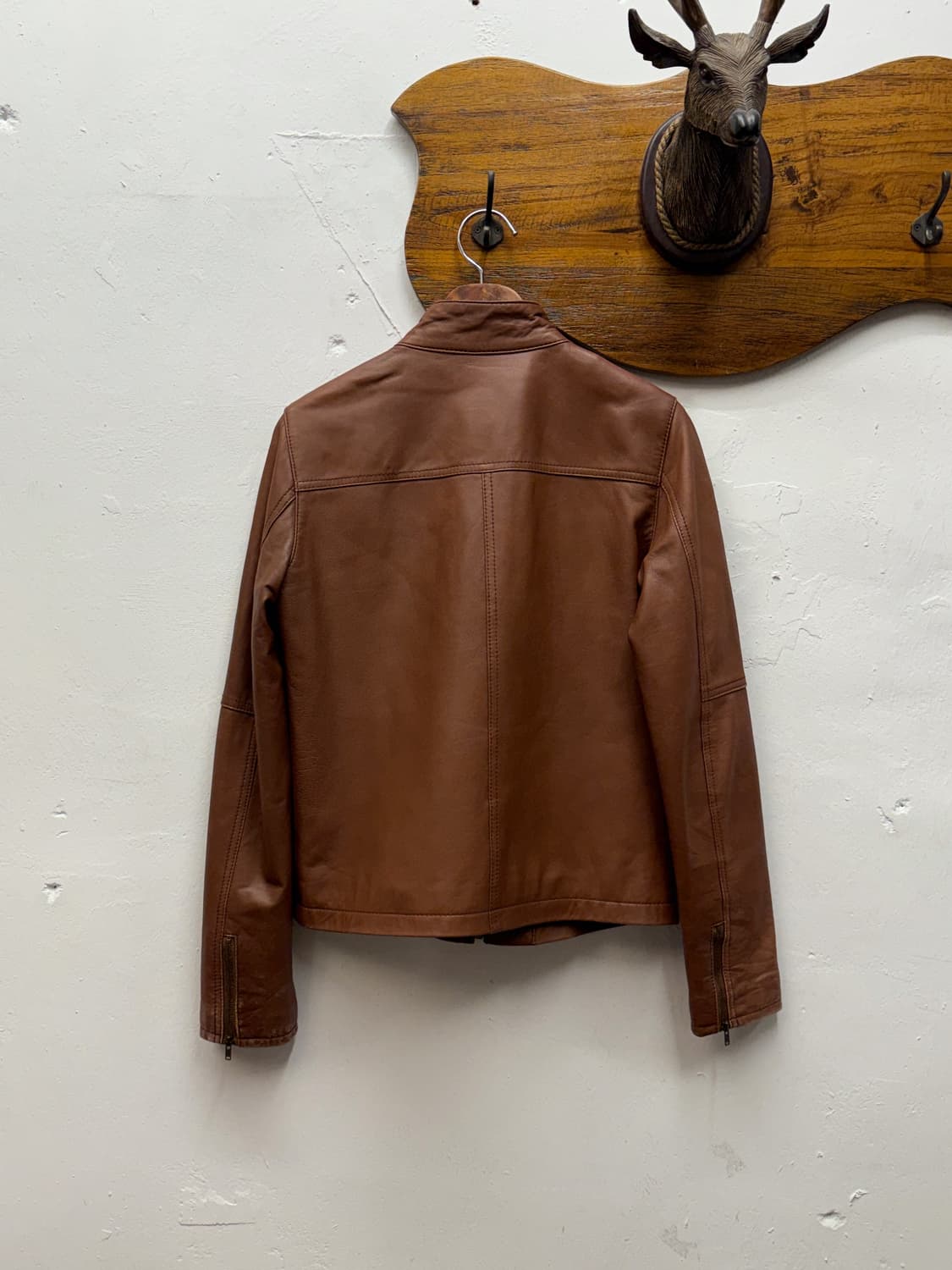 United Arrows Leather Rider Jacket 상품이미지5
