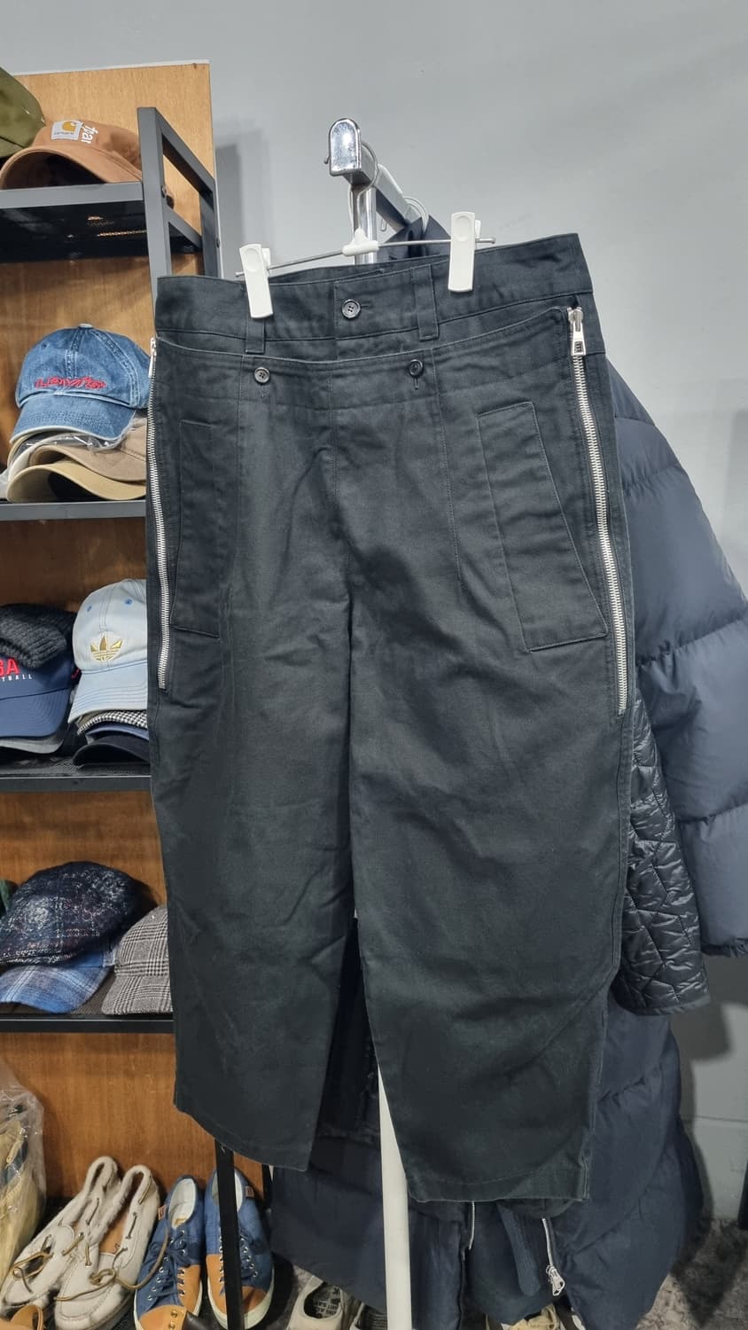 22년도 송지오옴므 지퍼 벌룬팬츠 허리단면43(33) 상태좋음 상품이미지1