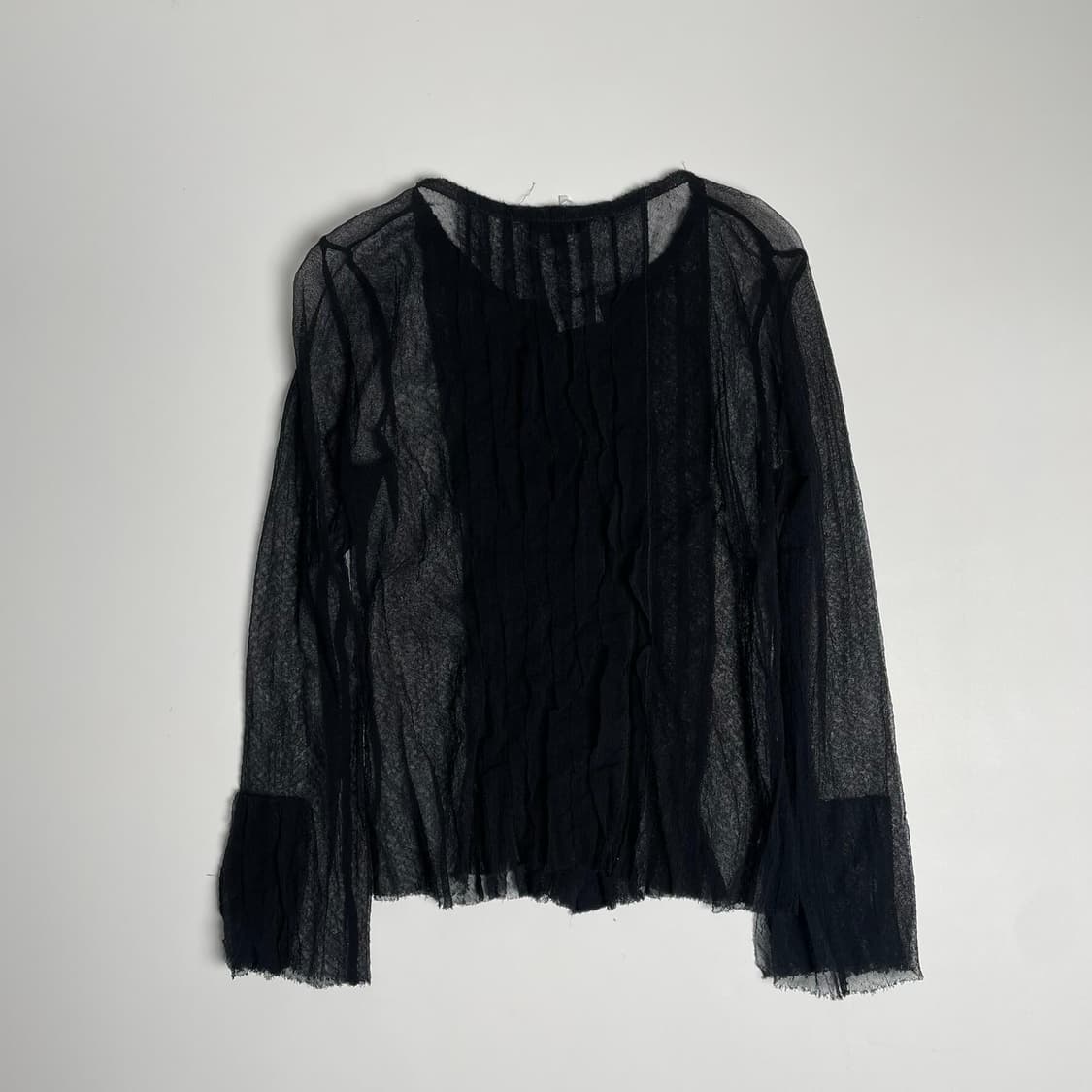 Krizia 시스루 코튼 가디건 (italy)   상품이미지7