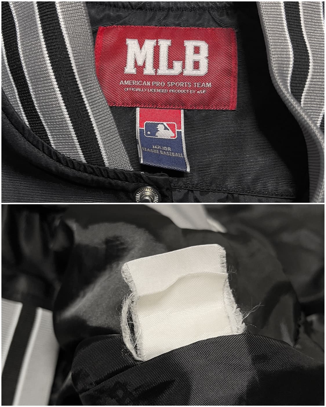 MLB 00s 시카고 스타디움 블랙 자켓 상품이미지10