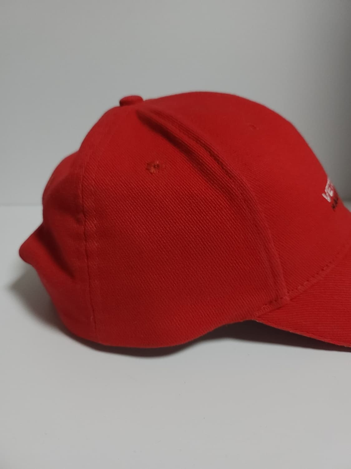 OS 베트멍 레드 오뜨꾸띄르 자수 볼캡 모자 V0921 상품이미지3