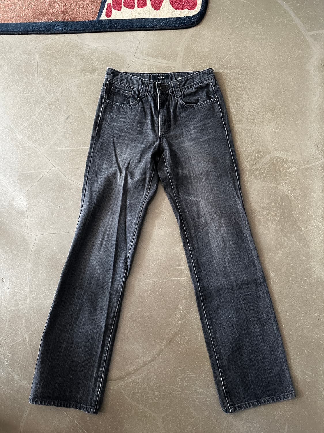 EDWIN 916 Black Wash Denim Pants 상품이미지3