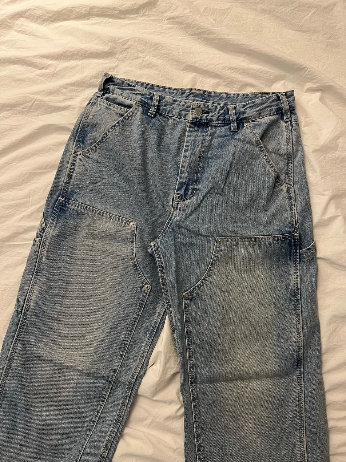 워시드 더블니 팬츠 L [32] [구시즌] 상품이미지1