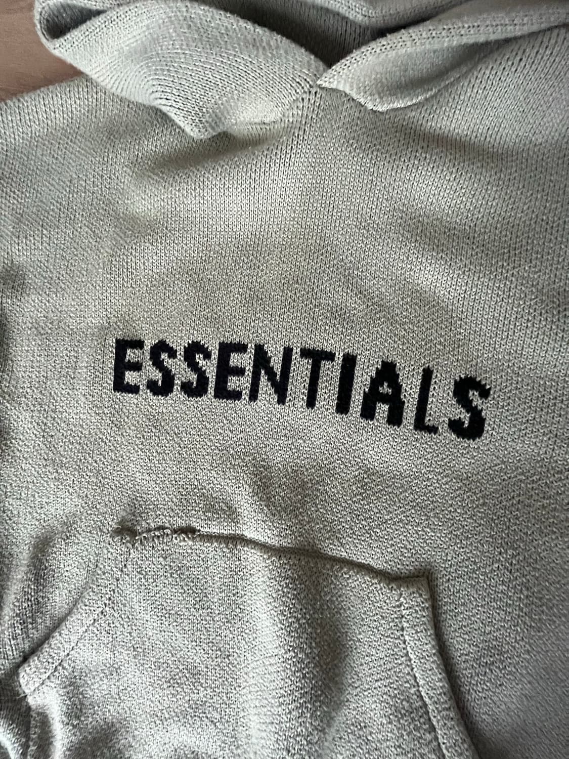 [택포 S]  급처우주매물 에센셜 피어오브갓 니트후디 상품이미지2