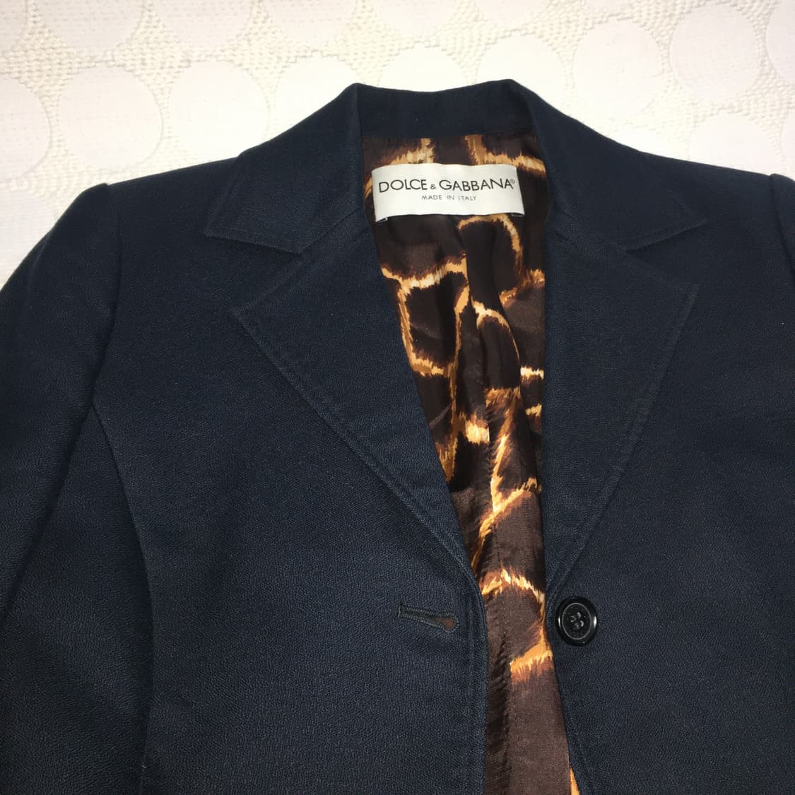 Dolce&Gabbana 진한 네이비 면 자켓 상품이미지6