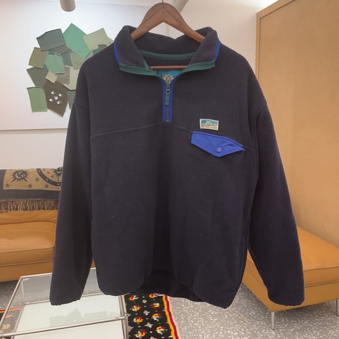 후아유 요세미티 멀티컬러 반집업 플리스 맨투맨 XL C07095 상품이미지3