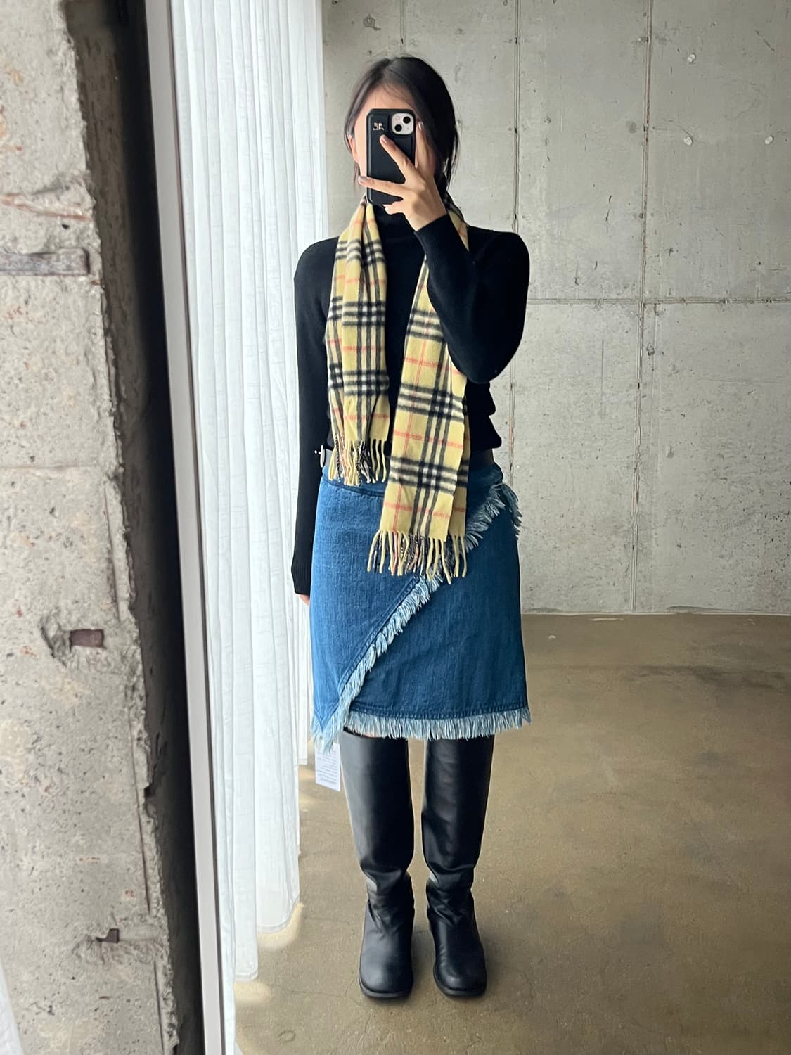 cashmere 캐시미어 100 % 머플러 상품이미지2