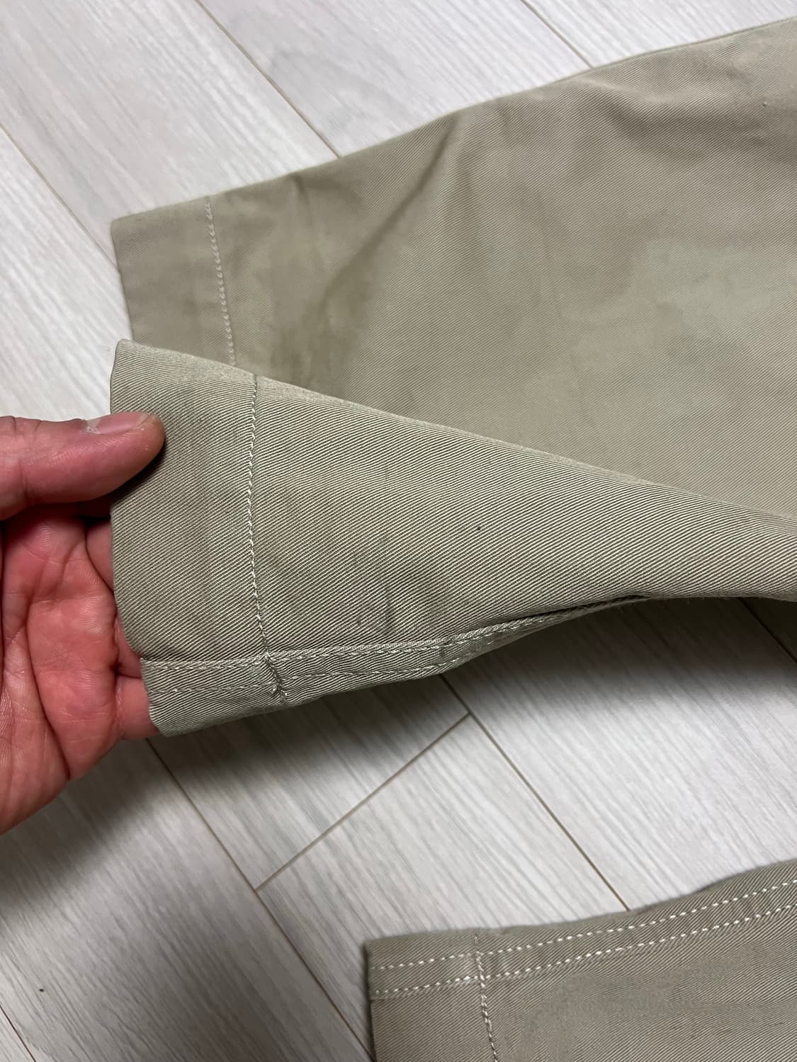 반츠 SDS 코튼 트윌 오피서 치노 팬츠 카키 L사이즈 상품이미지4