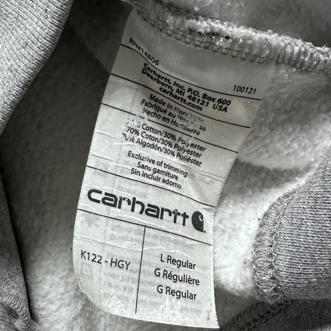 칼하트 멜란지 후드집업 상품이미지6